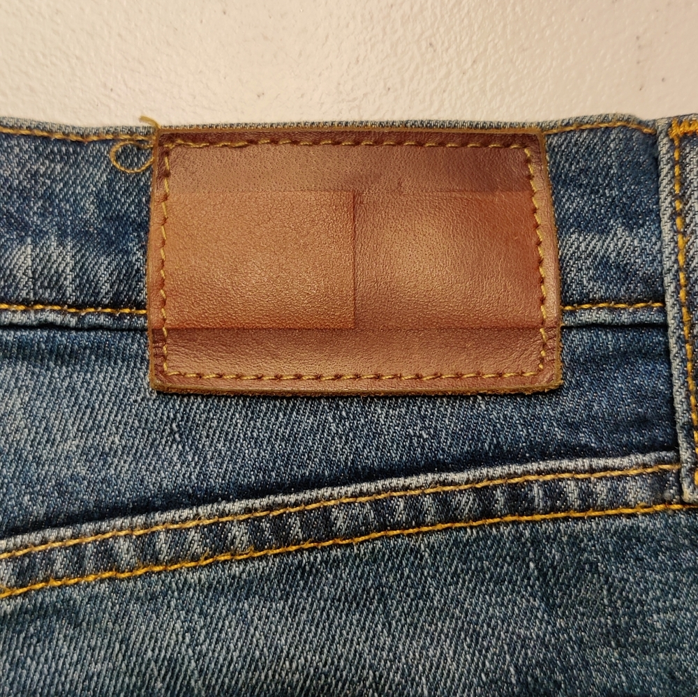 Tommy Hilfiger Blue Denim Straight Leg Men's Jeans - Picture 4 of 5